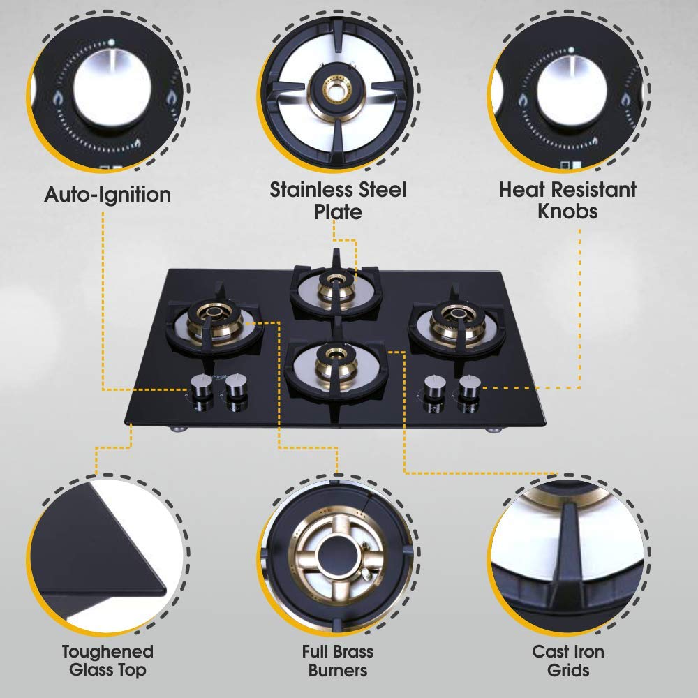 Best Hob Stoves 4 Burner Best Hob Top Gas (2024) HomzNeed