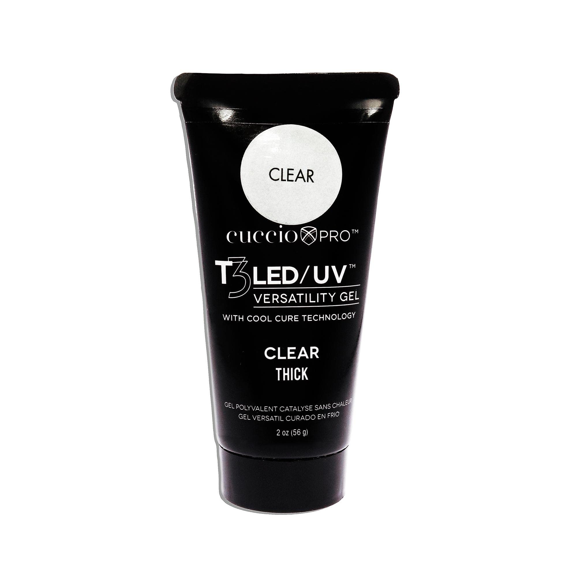 Cuccio T3 Led/Uv Controlled Levelling Thick Viscosity Gel, Clear Tube, 30 g I0099284