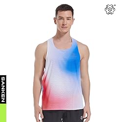 Sanken Men's Seamless Running Tank Tops Ultra