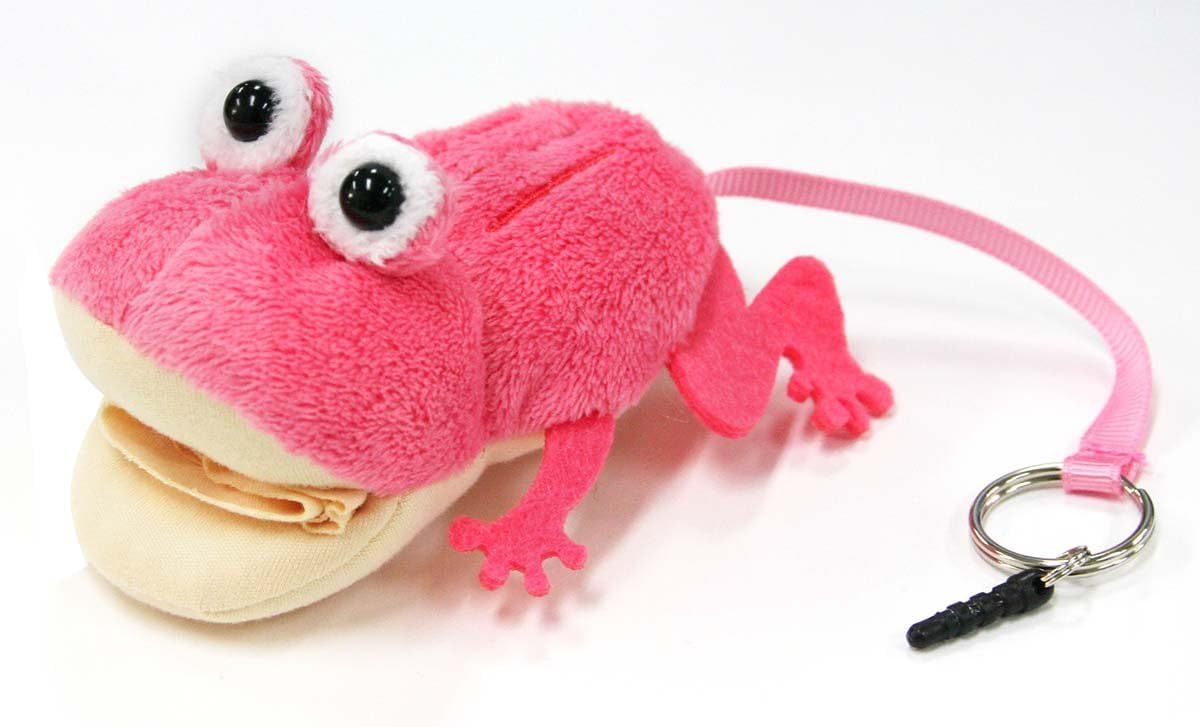 Amazon Co Jp アニマルクリーナー メガネ拭き カエル ピンク I 103 ホーム キッチン
