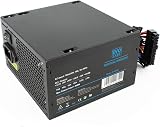 iChoose 500W ATX Power Supply PSU Silent Black Fan PC Computer 12V Rail view 5