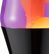 Lava Lamp 14.5 Autumn Dusk Original Motion Lamp Yellow Purple Glass Globe view 5