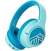 PowerLocus Kids Wireless Headphones, Bluetooth Kids Headphones LED Lights Over Ear with 74/85/94dB Volume Limited, 45H Playtime,Built-in Mic, Two Device Share Mode, HD Stereo for Travel/PC/Tablet