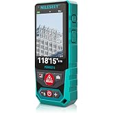 MILESEEY P9 Outdoor Laser Measuring Tool, 985ft Professional Laser Distance Meter for Construction, 4X HD Zoom &amp; 3" Backlit Display, Point-to-Point Technology for Large Outdoor Projects