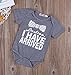 Qudasar PDTXCLS Dijkoo Lily.Pie Ladies, I Have Arrived Baby Infant Funny Bodysuits Newborn Rompers (3-6M, Grey)