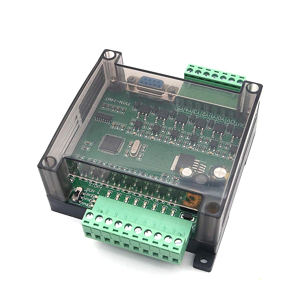 DollaTek 24V PLC Control Programmable Logic Controller DC24V FX1N-14MT Industrial Control Board Transistor output