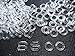 50 Set Clear Bra Strap Rings and Slider Findings for children closure Size 6 Mm