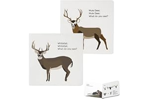 Whitetail, Whitetail, What Do You See? Interactive Hunting Gear & Rifles Calibers Board Books - Outdoor Education Guide for B
