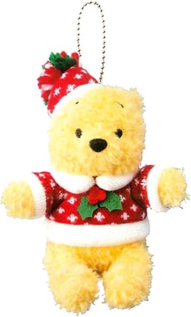 Amazon くまのプーさんクリスマスぬいぐるみバッジ ディズニークリスマス16 X Mas 東京ディズニーリゾート限定 ぬいぐるみ おもちゃ