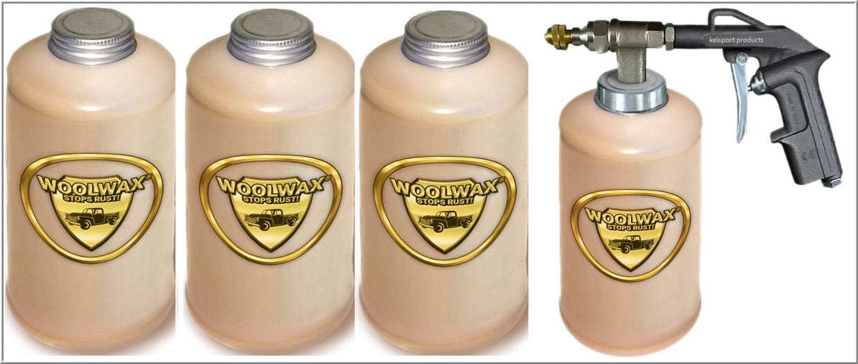 woolwax Lanolin Vehicle undercoating kit (4) Quarts w/PRO