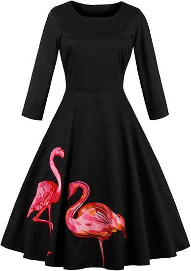 flamingo dress plus size