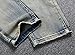Mens Vintage Slim Fit Straight Destroyed Hole Ripped Skinny Jeans