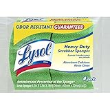 Lysol Antimicrobial Scrubber Sponges, 4-Pack