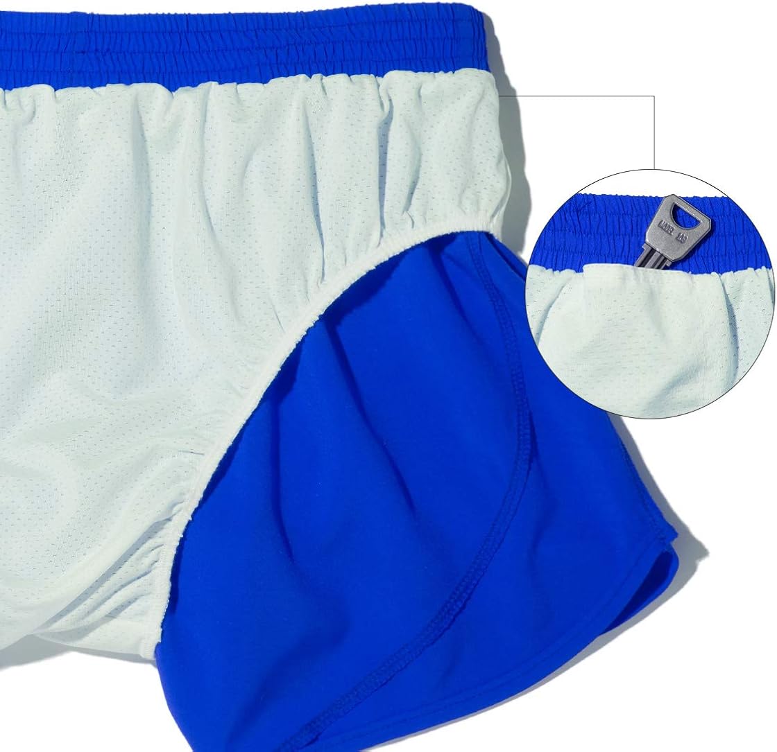 TSLA Men's Active Running Shorts, 3 Inch Quick Dry Mesh Jogging Workout Shorts, Gym Athletic Marathon Shorts with Pockets: Clothing