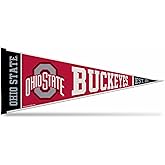 Rico Industries NCAA Exclusive 12" x 30" Felt Wall Décor Pennant - Great for Home/Bed Room/Man Cave Décor