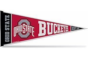 Rico Industries NCAA Exclusive 12" x 30" Felt Wall Décor Pennant - Great for Home/Bed Room/Man Cave Décor