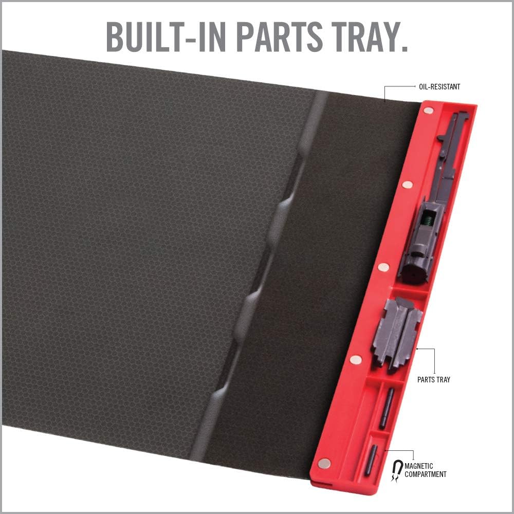 Real Avid Universal Smart Mat - 43x16”, Long Gun Cleaning Mat, Red Parts Tray : Sports & Outdoors