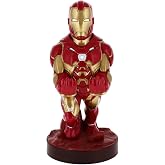 Exquisite Gaming Marvel Iron Man Cable Guy Controller Holder &amp; Phone Stand | Official 8.5 in Avengers Figure, Heavy-Duty PVC Stand for PS5, Xbox Series X/S Controllers, iPhones &amp; Android Smartphones