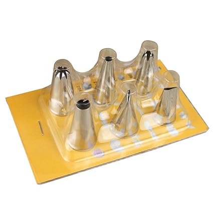 SZTARA 6 piezas Puntas de acero inoxidable látigo crema ...