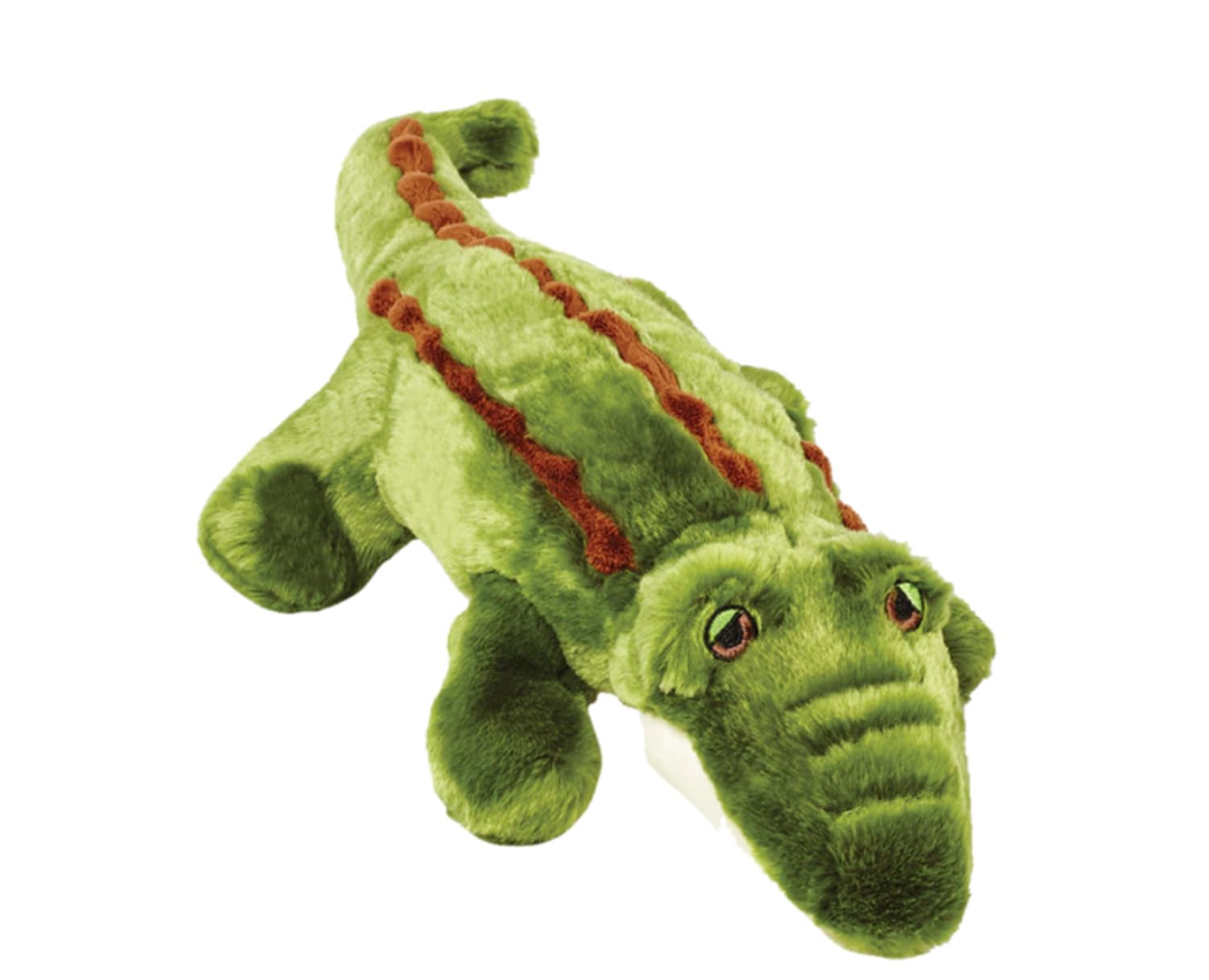 Fluff & Tuff, Georgia the Alligator, Durable Plush Dog Toy