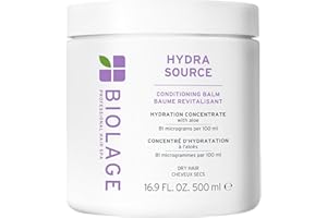 Biolage Hydra Source Conditioning Balm - Moisturizes, Detangles & Adds Softness, For Dry Hair, Infused with Fermented Aloe & Micro-Filtered Hyaluronic Acid, Vegan & Paraben-Free