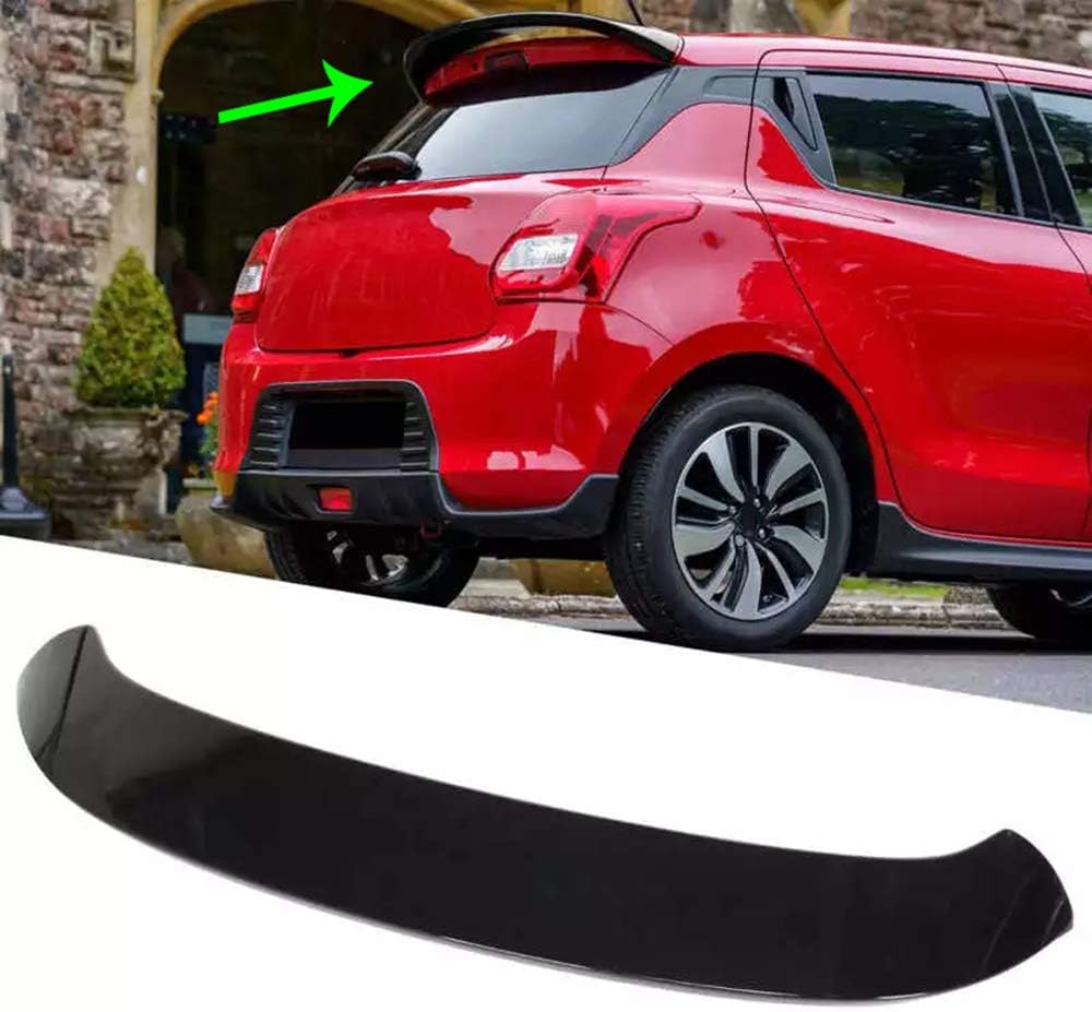 Sport Style ABS Car Rear Trunk Roof Spoiler for Suzuki Swift Mk6 2018 2019 2020,Rear Tail Trunk