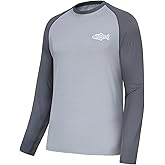 Riverruns Sun Protection Long Sleeve Shirts Rash Guard Shirts Ice-Cool Quick Dry Swim Shirt Fishing Sports Shirt#1013