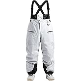 GSOU SNOW Men Snow Bibs Women Baggy Ski Pants Snowboard Overall Insulated Waterproof Windproof Warm Winter