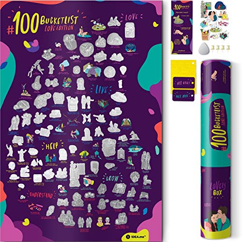 1DEA.me Scratch Off Poster #100 Bucket List Love Edition - Awesome
Ideas for Spending Time Together