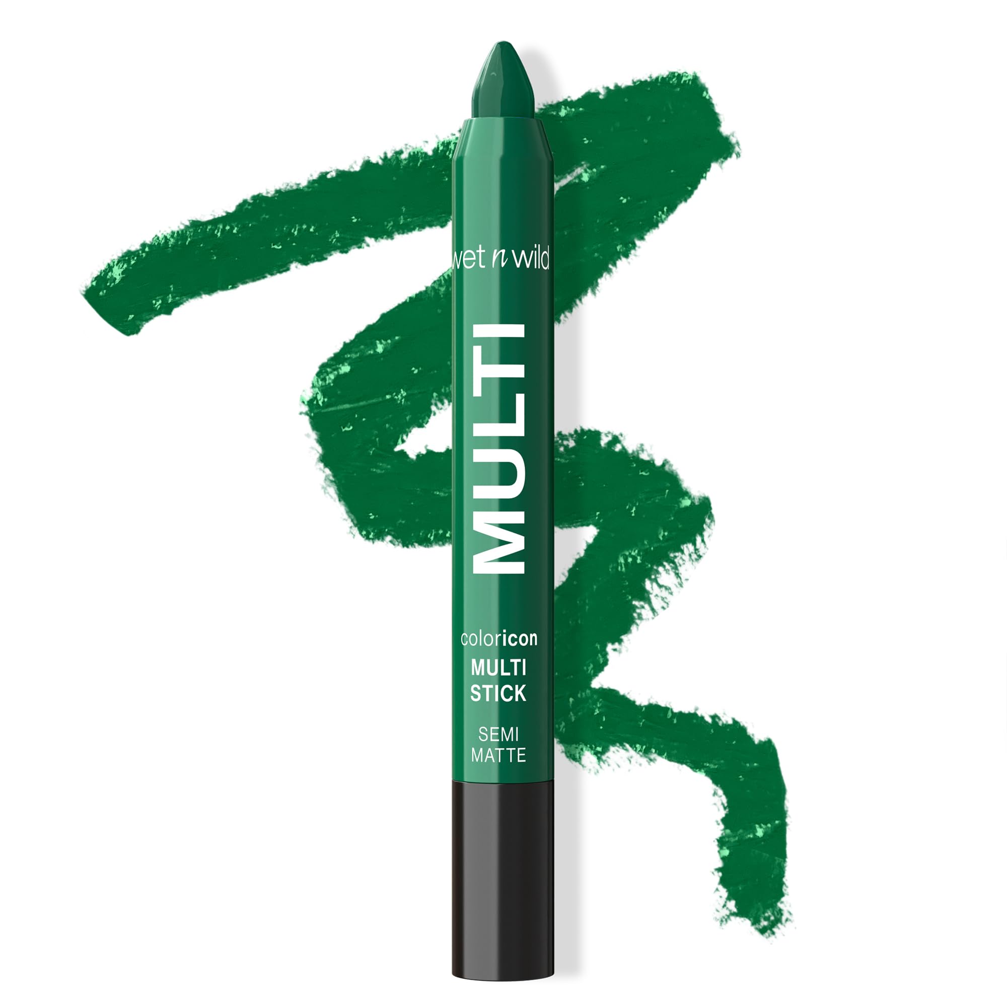 Photo 1 of wet n wild Color Icon Cream Eyeliner Eyeshadow Multi-Stick, Moisturizing, Nourishing Velvety Cream-to-Powder Buildable & Blendable Formula, Cruelty-Free & Vegan - Green