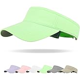 NTLWKR Sun Visor Hat Breathable Visors Sport Golf Visor Adjustable Sun Cap UV Performance Hats for Women Men