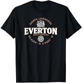 Everton North Liverpool Coordinates Label 2C T-Shirt