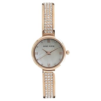 Anne Klein Analog White Dial Womens Watch - AK109786CMRGJ