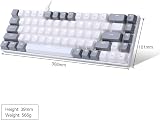 MageGee MK-Box 60% Mechanical Keyboard White Backlit 68 Keys Red Switch view 6
