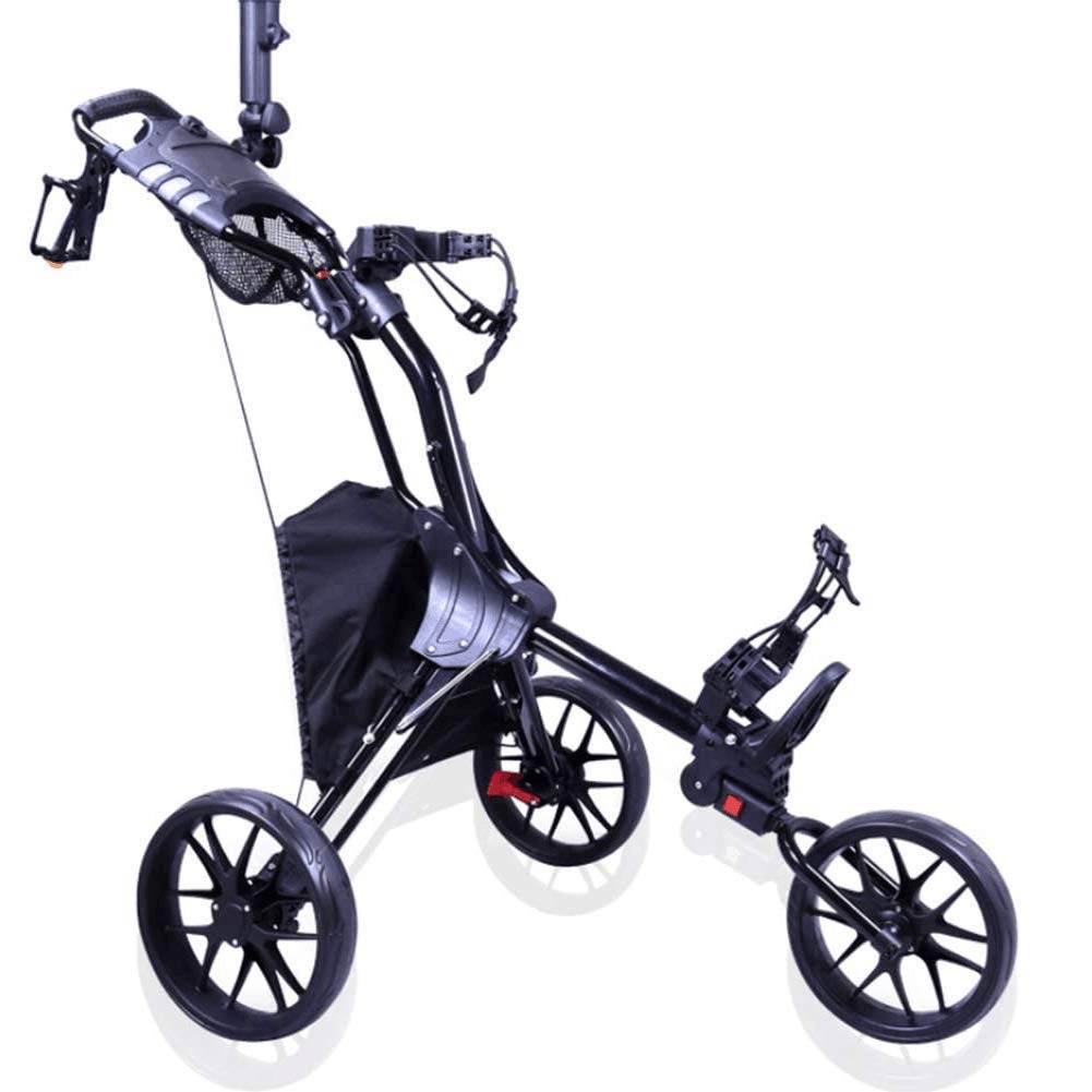 Buy 3 Wheel Push Pull Golf Cart 2020 New Push Pull Cart Golf Trolley