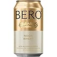 BERO Noon Wheat Non-Alcoholic Beer, 6-Pack Light Hoppy Ale-Style Craft Brew, NA Beer by Tom Holland, Wheat Flavor, Drink for Light Beer Lovers, Alcohol Alternative Beverages