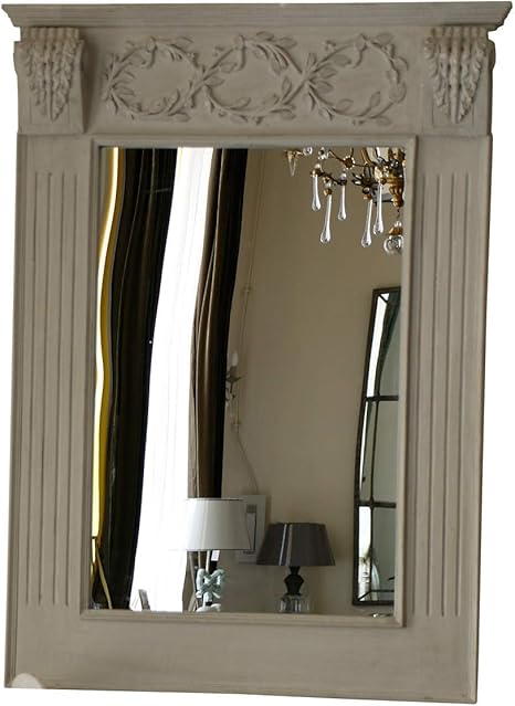 Amazon Co Jp Blanc D Ivoire ミラー クレモンティーヌ 開梱設置 ブランディボワール フレンチ アンティーク ミラー 鏡 ホーム キッチン