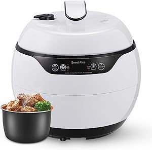 Smart Pressure Cooker, 4qt Electric Rice Cooker Multi Function instant Digital pot Non-stick Preset Steamer quick Pot 24h Warmer with time display