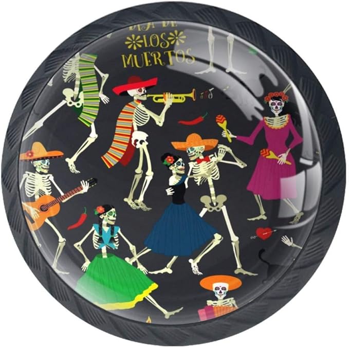 Bennigiry - Tirador para cajón (4 unidades, diámetro de los Muertos