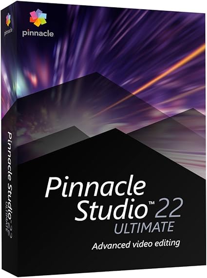 Amazon Com Pinnacle Studio 22 Ultimate Advanced Video Editing And Screen Recording Pc Disc Old Version Software