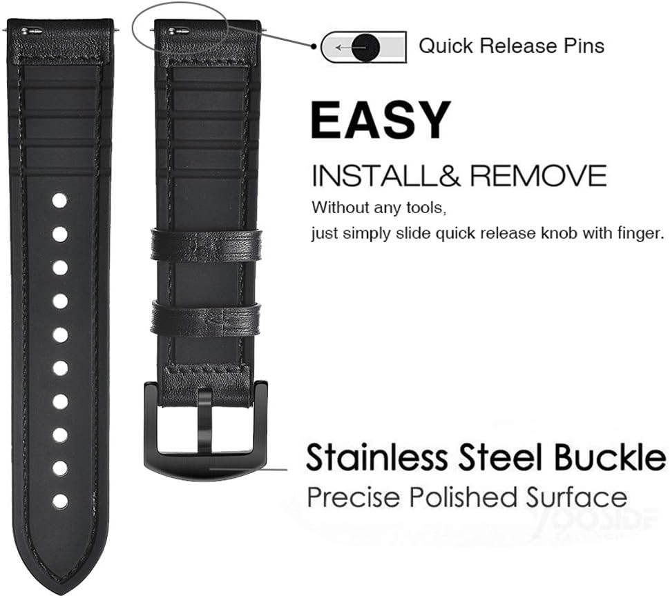 YOOSIDE Watch Strap for Galaxy Watch3 45mm - Image 5