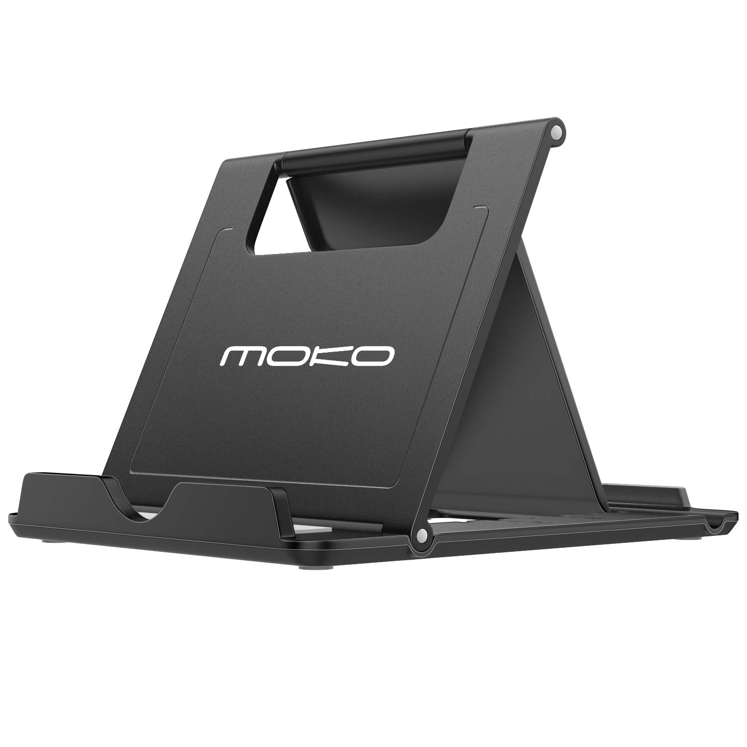 MoKo Universal Adjustable Stand for iPad 10.2/11/12.9, iPhone 14/14 Pro/14 Pro Max/13/12/11, iPhone SE, iPad Mini 6/5, Air 5/4/3