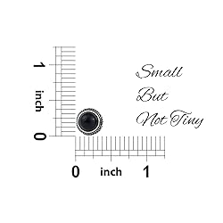 Small Black Tourmaline 925 Sterling Silver