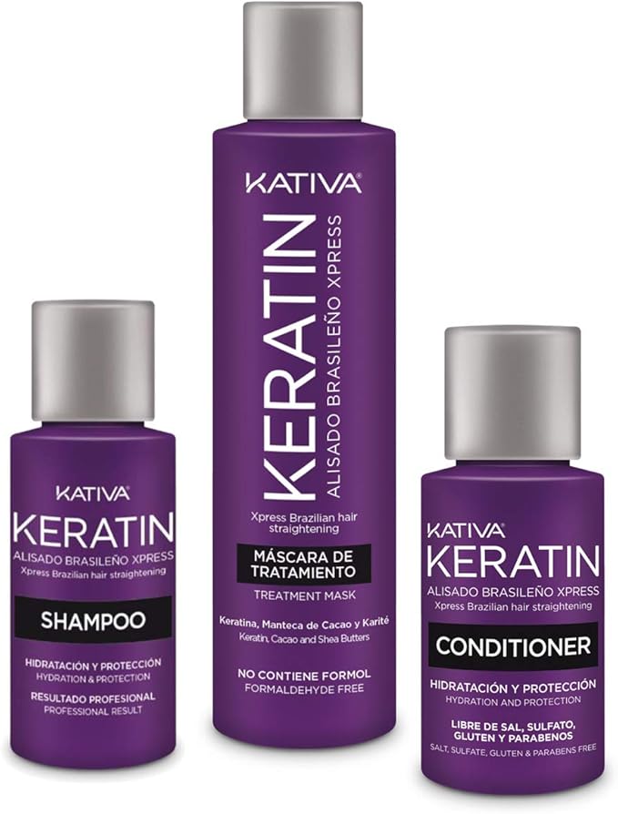 kativa keratin xpress brazilian straightening set