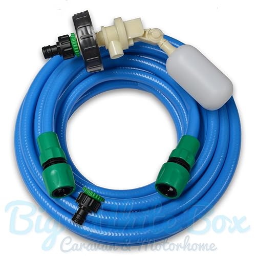 Suitable for Aquaroll Mains Water Adaptor Ball Valve Kit with Space Saving 10 mtr FLAT Food