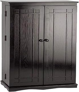 Amazon Com Prepac Locking Media Storage Cabinet Black Furniture Decor