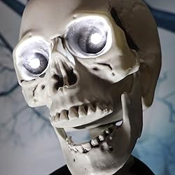 Haunted Hill Farm Life-Size Scary Talking Skeleton