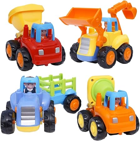 CifToys Friction Powered Cars Push and 