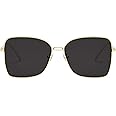 SOJOS Classic Trendy Square Oversized Sunglasses Womens Mens UV400 Big Large Designer Shades SJ1082