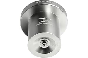 GLTL Ford Viscosity Cup Viscometer Kit – ASTM D1200 Certified (No.1-No.5 Cups) | Portable Paint, Ink, Syrup Flow Tester | Quick Measurement for Flawless Coating Finish(1#)